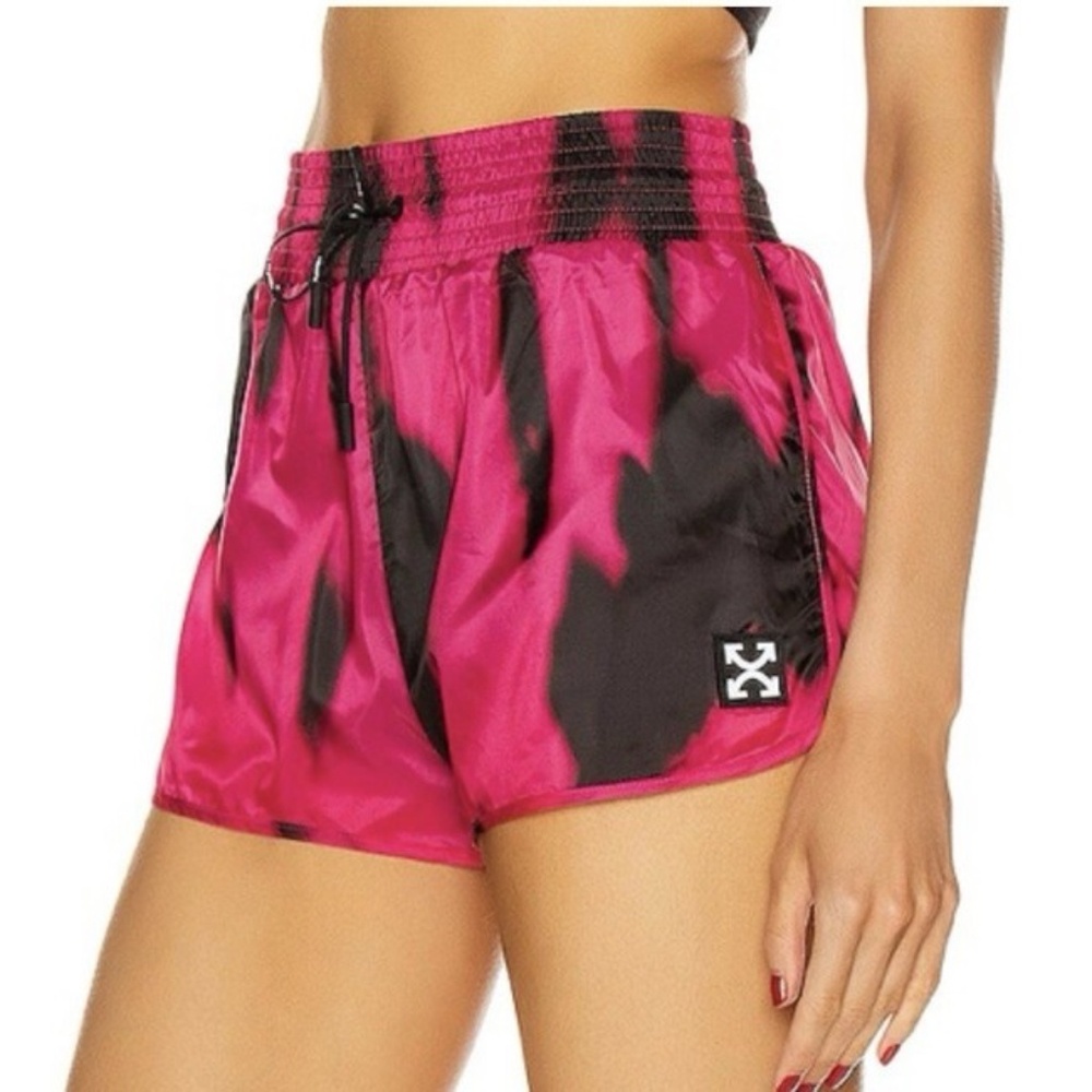Off-White c/o Virgil Abloh Tie-Dye Active Shorts Size XS Featured in BAZAAR